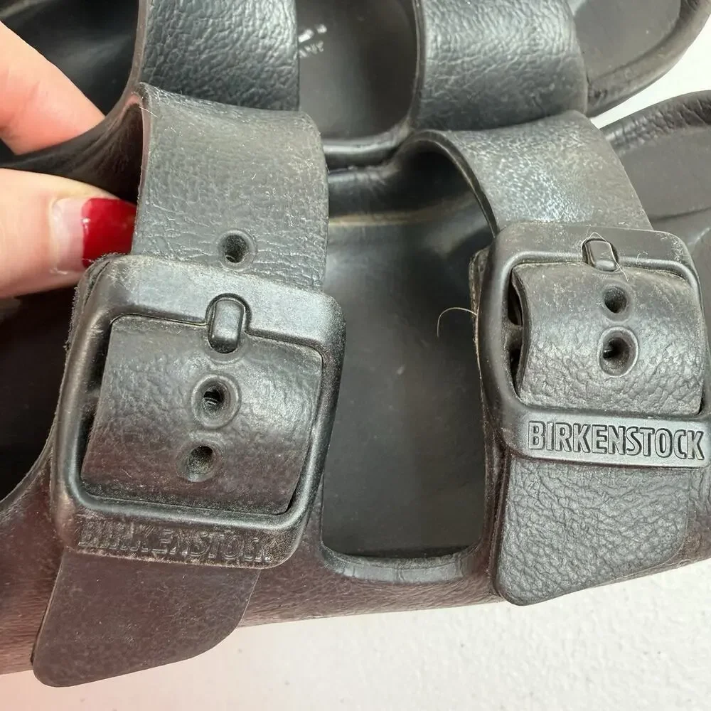Birkenstock Kids 27 US 9 Milano Eva Sandals Shoes Black Beach Waterproof Shoes‎
